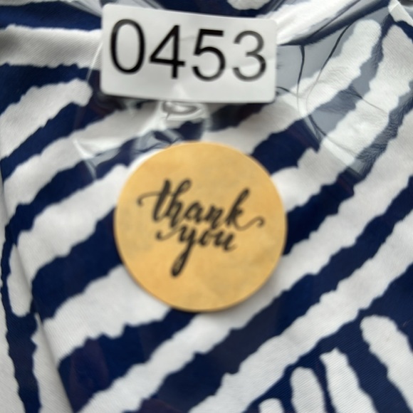 Samantha Brown Getaway  dress by Travel Smith navy white 1X - Picture 9 of 9